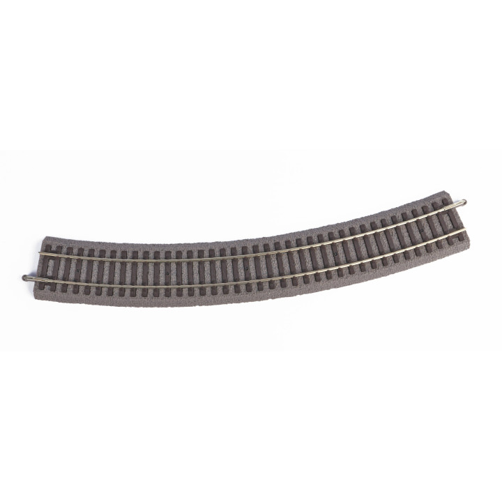 PIKO 55414 R4 arcing track - 546mm / 30° A-GLEIS on NASYP ( 1 piece )