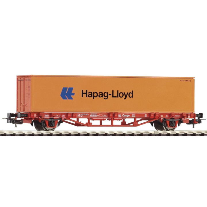 PIKO 57700 PLATFORM WAGON WITH CONTAINER HAPPAG LLOYD DB AG V
