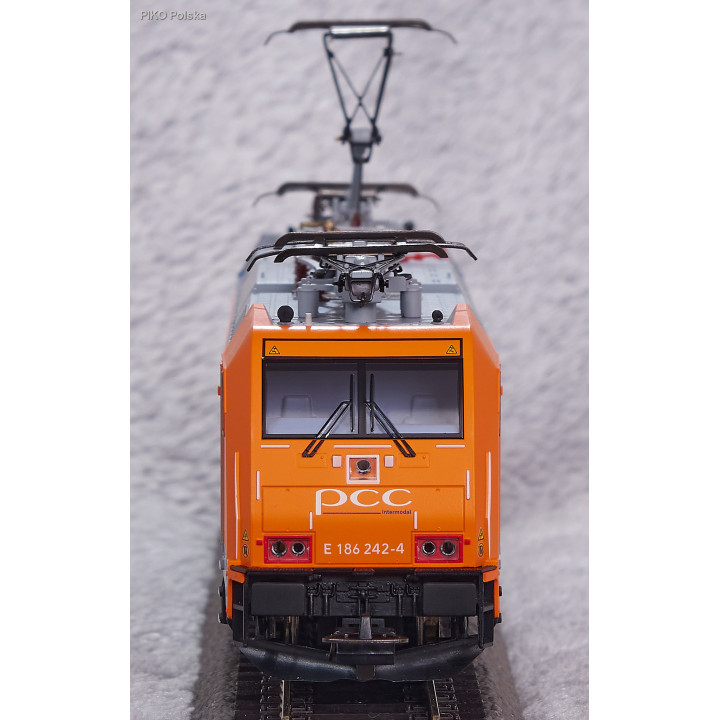 PIKO 59868 ELEKTRICKÁ LOKOMOTIVA BR 186 PCC INTRMODAL VI SE 4 PANTOGRAFY