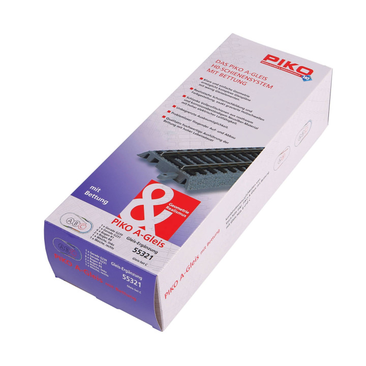 PIKO 55321 A-GLIS C-TRACK SET NA NÁSPU