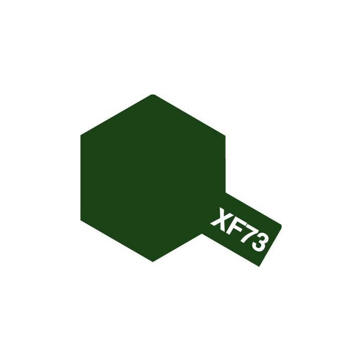 TAMIYA ACRYLIC PAINT XF-73 DARK GREEN (JGSDF) 10ml (81773)