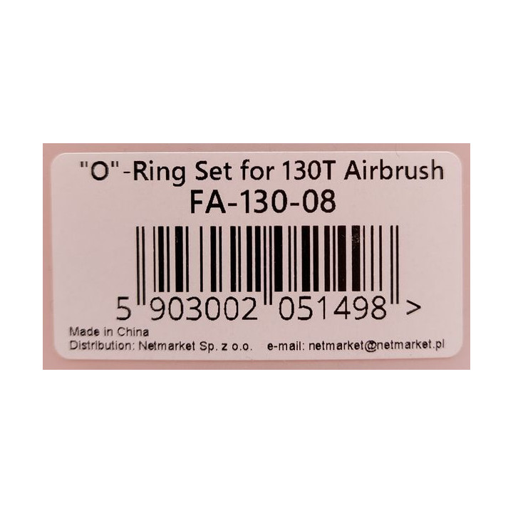 SADA ORINGŮ PRO AIRBRUSH FA130T (FA-130-08)