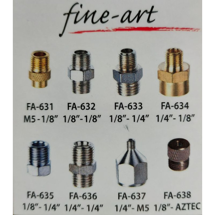 FINE-ART CONNECTOR A7 - 1/4" female - M5 male (FA-637)