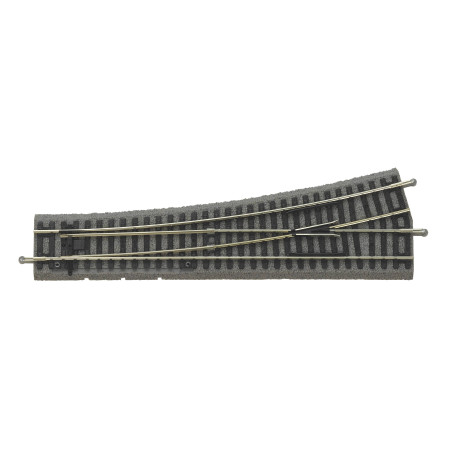 PIKO 55420 LEFT-HAND CURVED SWITCH R9 / G239 WL A-GLEIS ON EMBANKMENT