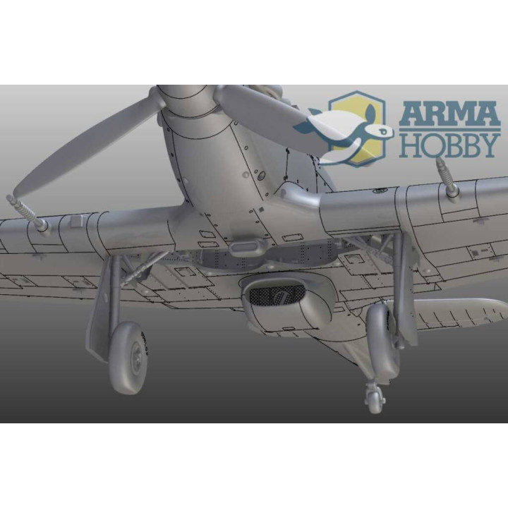 ARMA HOBBY 1/72 HURRICANE Mk IIc TROP    MODEL KIT (70039)