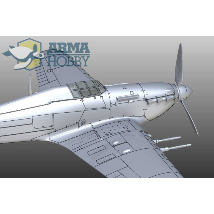 ARMA HOBBY 1/72 HURRICANE MK.IIc TROP MODEL KIT (70039)