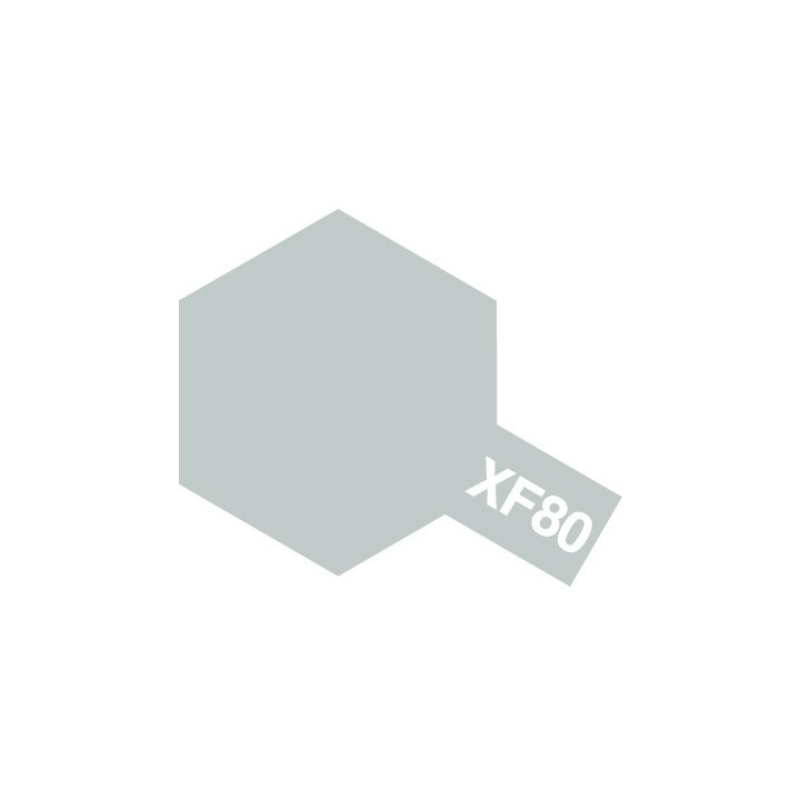 TAMIYA ACRYLIC PAINT XF-80 ROYAL LIGHT GRAY 10ml (81780)