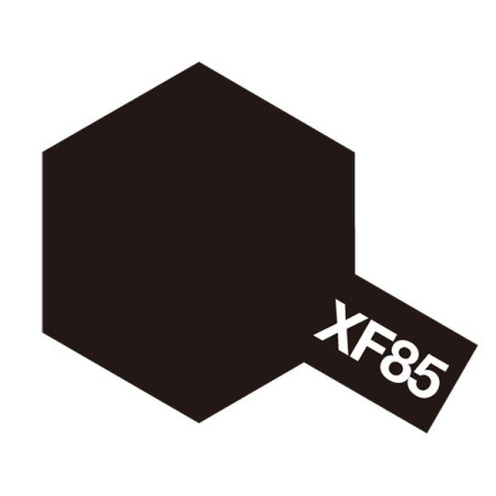 TAMIYA FARBA AKRYLOWA XF-85 RUBBER BLACK 10ml (81785)