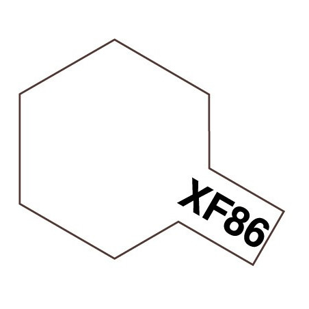 TAMIYA ACRYLIC PAINT XF-86 FLAT CLEAR 10ml (81786)