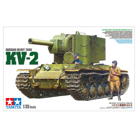 TAMIYA 1/35 RUSSIAN HEAVY TANK KV-2 (35375)