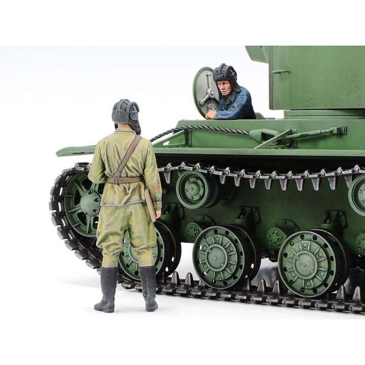 TAMIYA 1/35 RUSSIAN HEAVY TANK KV-2 (35375)