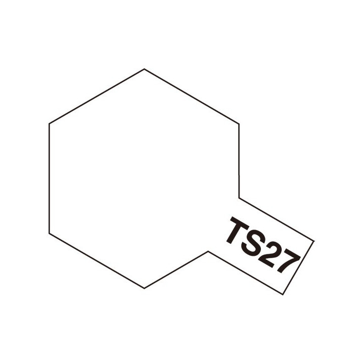 TAMIYA PAINT TS- 27 MATT WHITE 85027