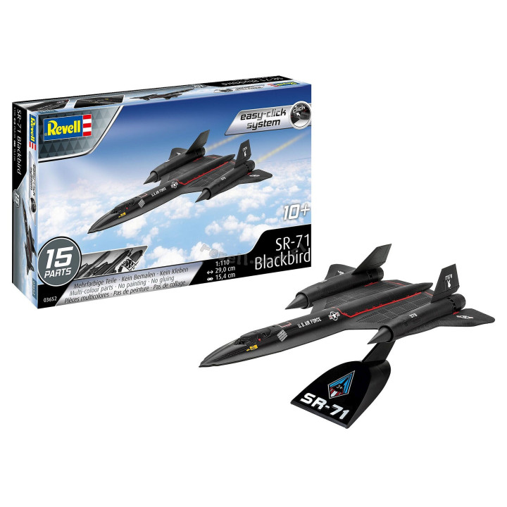 REVELL 1/110 SR-71 BLACKBIRD EASY CLICK SYSTEM (03652)