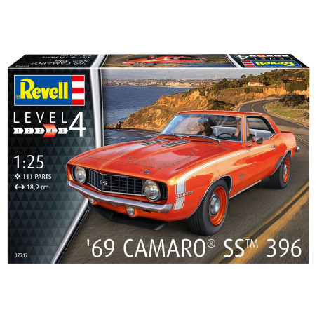 REVELL 1/25 "69 CAMARO SS 396 (07712)
