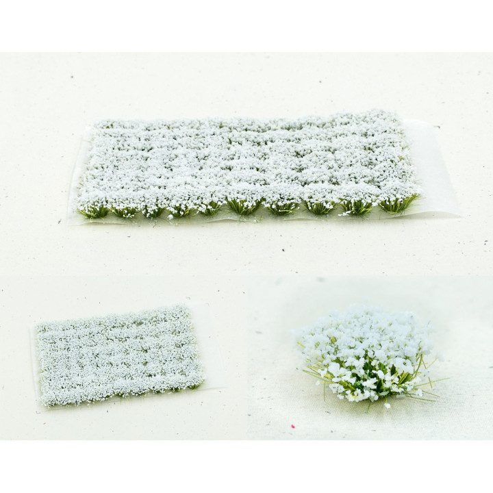 PAINT FORGE FLOWERS 6 mm WHITE MYRTHE (2623) / 5 pieces