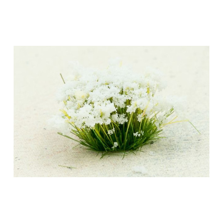 PAINT FORGE FLOWERS 6 mm PALE WHITE (2618) / 5 pieces