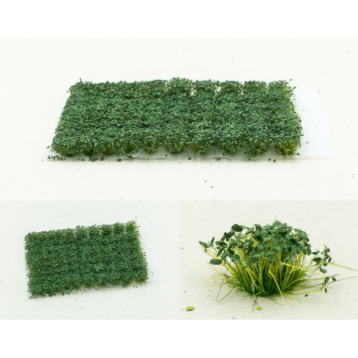PAINT FORGE FLOWERS 6 mm DARK GREEN (2603) / 5 pieces