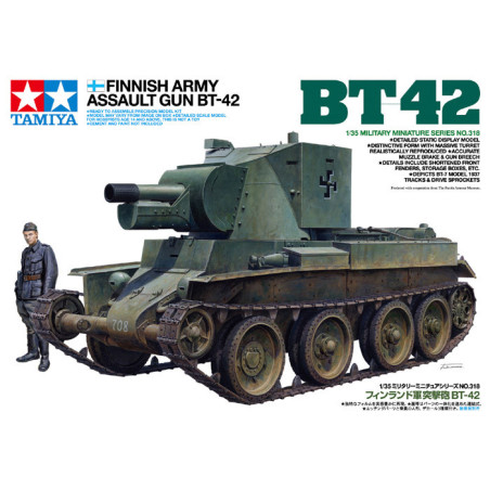 TAMIYA 1/35 FINNISH ARMY ASSAULT GUN BT-42 (35318)