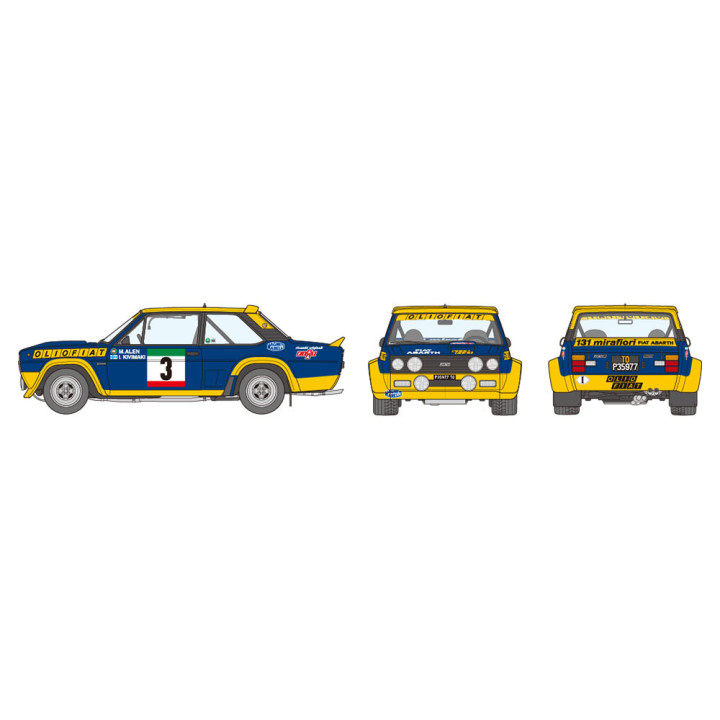TAMIYA 1/20 FIAT 131 ABARTH RALLY OLIO   FIAT (20069)