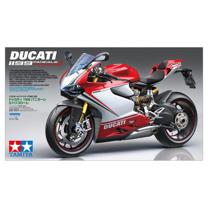 TAMIYA 1/12 DUCATI 1199 PANIGALE S - TRICOLORE (14132)