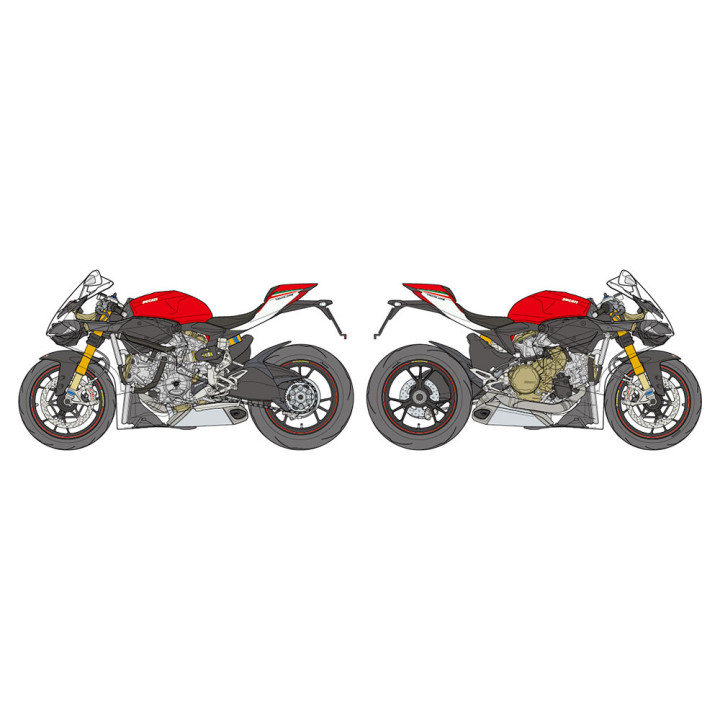 TAMIYA 1/12 DUCATI 1199 PANIGALE S - TRICOLORE (14132)