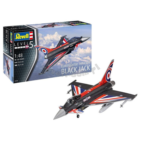 REVELL 1/48 EUROFIGHTER TYPHOON "BLACK JACK" (03820)