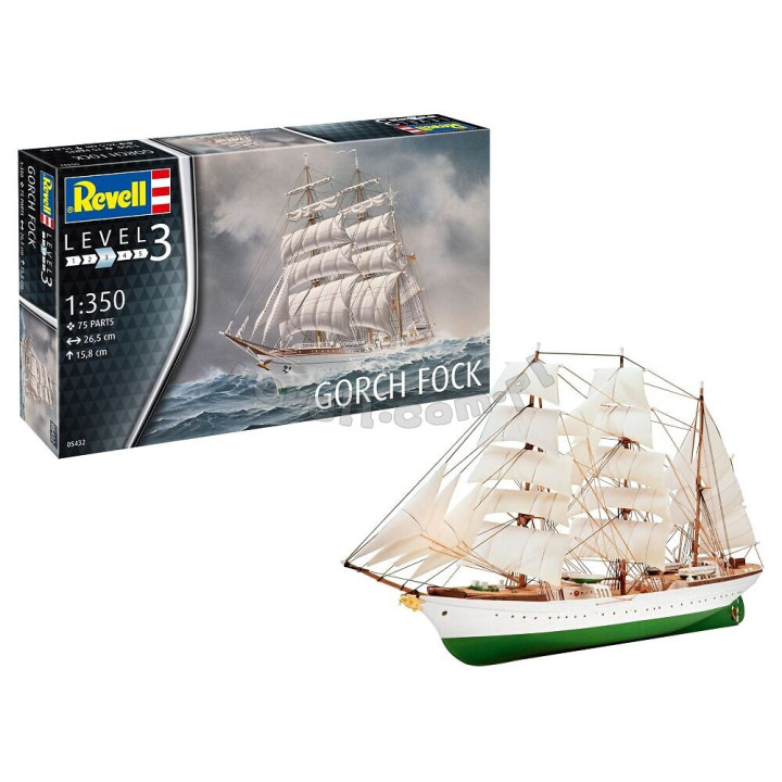 REVELL 1/350 GORCH FOCK (05432)