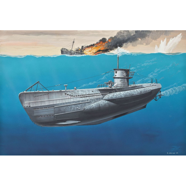 REVELL 1/350 GERMAN SUBMARINE TYPE VII C (05093)