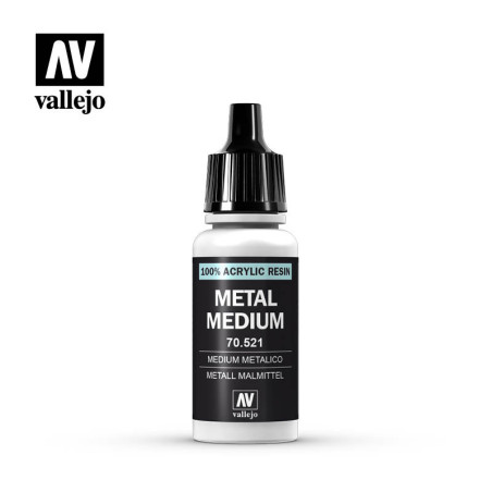 VALLEJO 191 MODEL COLOR METAL MEDIUM (70521)