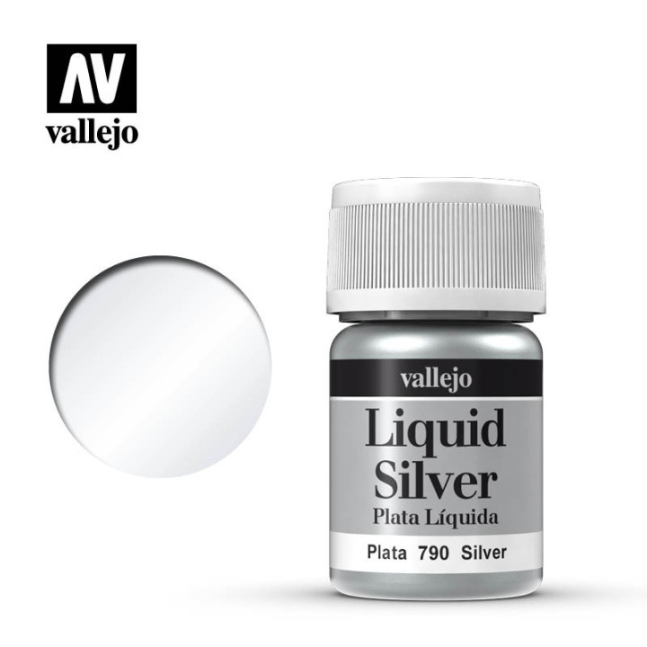 VALLEJO 70790 LIQUID GOLD 35 ml SILVER   (211)