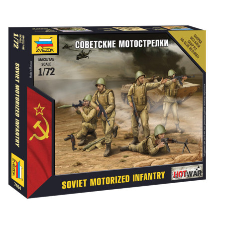 ZVEZDA 1/72 SOVIET MOTORIZED INFANTRY (7404)