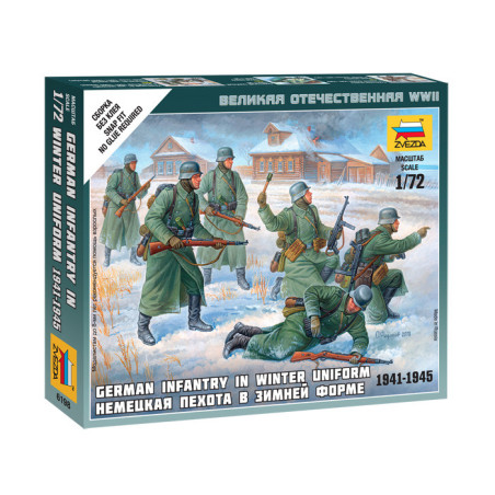 ZVEZDA 1/72 GERMAN INFANTRY (6198)