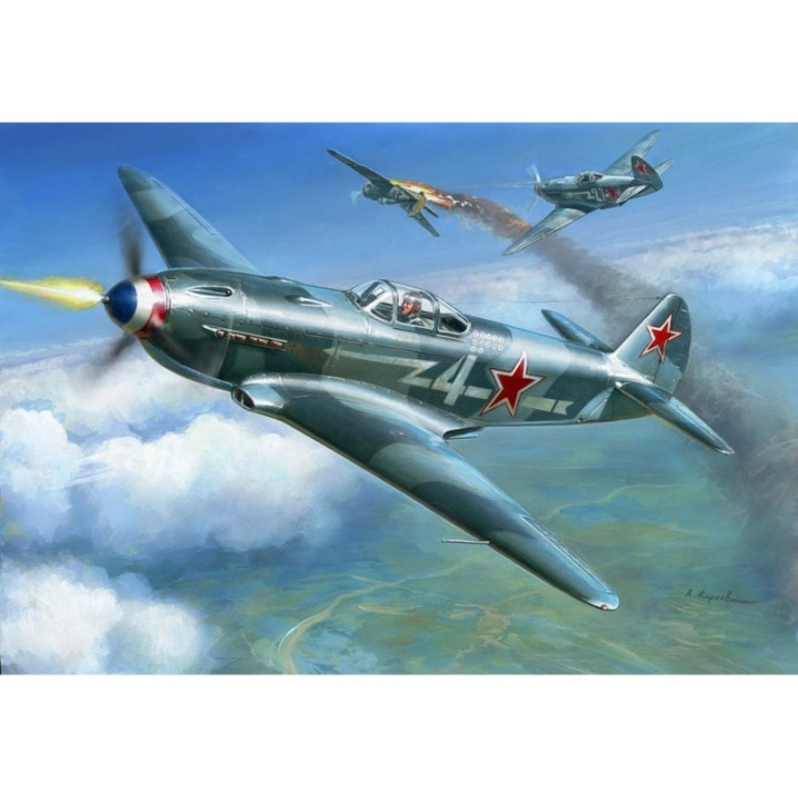 ZVEZDA AIRCRAFT 1/72 SOVĚTSKÁ STÍHAČKA JAK-3 (7301)