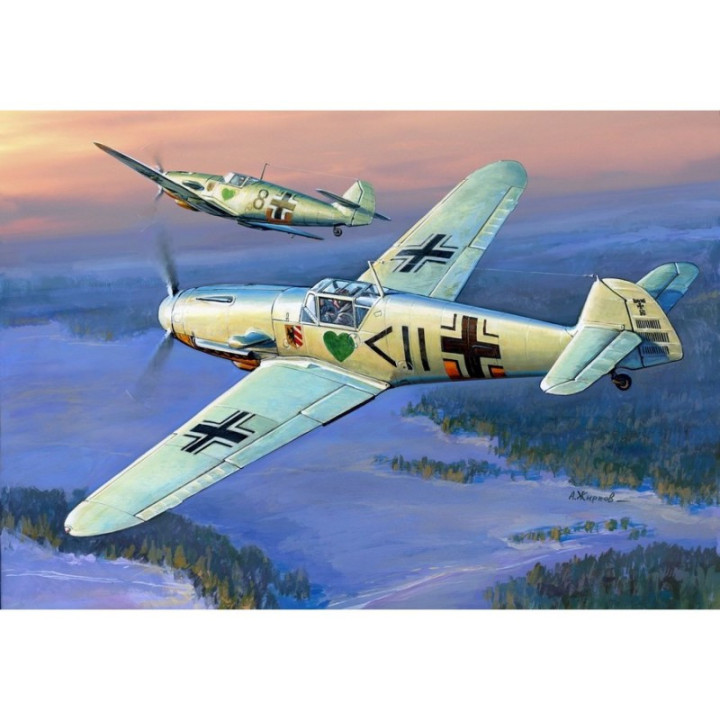 ZVEZDA 1/72 MESSERSCHMITT 109 F2 (7302)