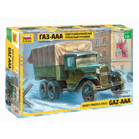 ZVEZDA 1/35 GAZ-AAA SOVIET TRUCK (3547)