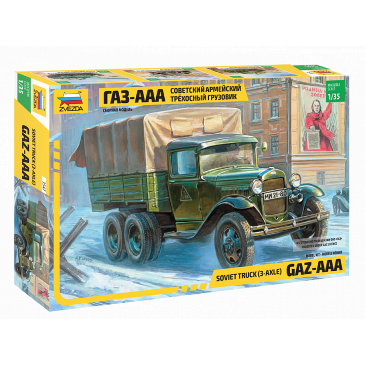 ZVEZDA 1/35 GAS-AAA SOVIET (3547)
