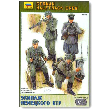 POSÁDKA POLOPÁSOVÉHO VOZU ZVEZDA 1/35 (3585)