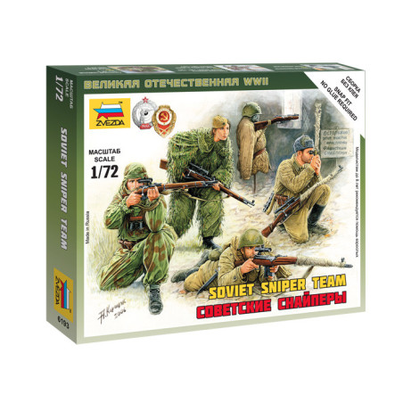 ZVEZDA 1/72 SOVIET SNIPERS (6193)