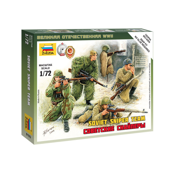 ZVEZDA 1/72 SOVIET SNIPERS (6193)