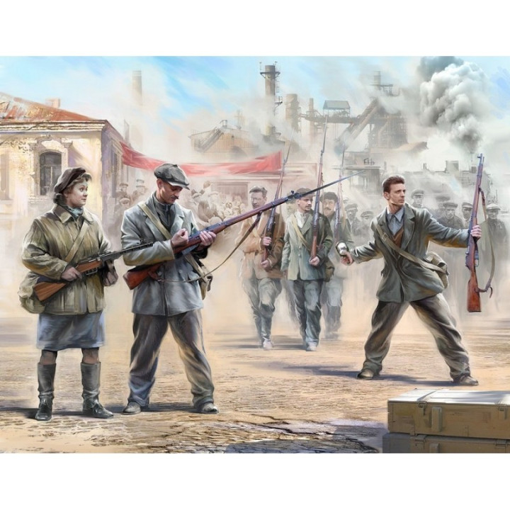ZVEZDA 1/72 SOVIET MILITIA 1941 (6181)