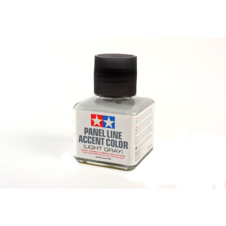 TAMIYA PANEL LINE ACCENT COLOR LIGHT     GRAY (87189)
