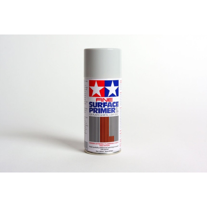 TAMIYA FINE SURFACE PRIMER L  - LIGHT    GRAY SPRAY (87064)