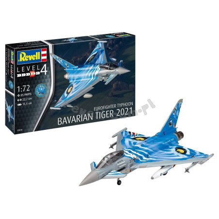 REVELL 1/72 EUROFIGHTER TYPHOON " THE BAVARIAN TIGER 2021" (03818)