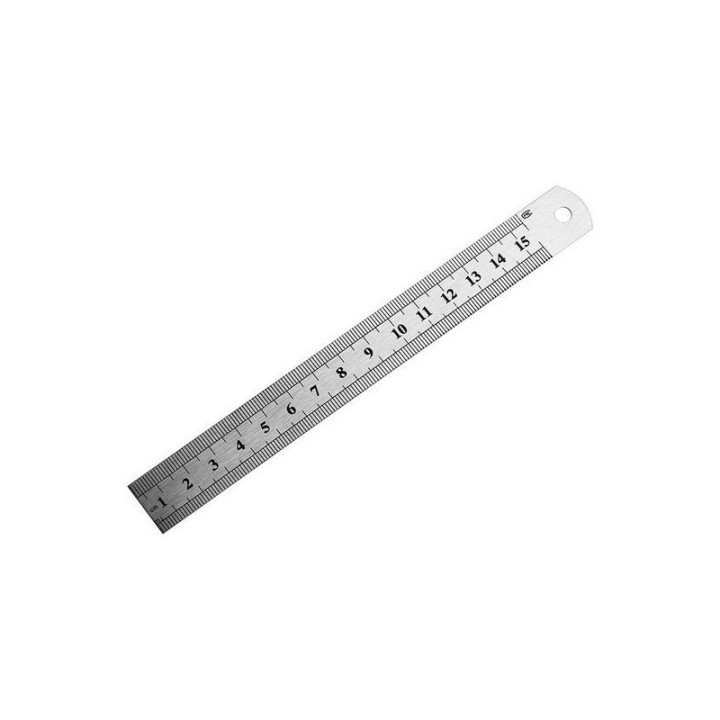 LINIJKA METALOWA  15 cm