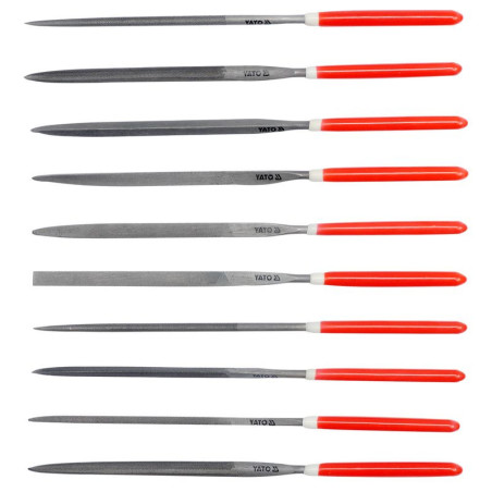 YATO PILNIKI / IGLAKI 3x140x65 mm ZESTAW 10 sztuk ( YT-6163 )