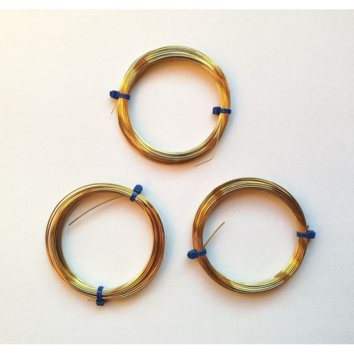 Brass wire 0.4 mm / 20 mb