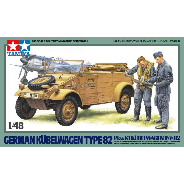 TAMIYA 1/48 GERMAN KUBELWAGEN TYPE 82 (32501)