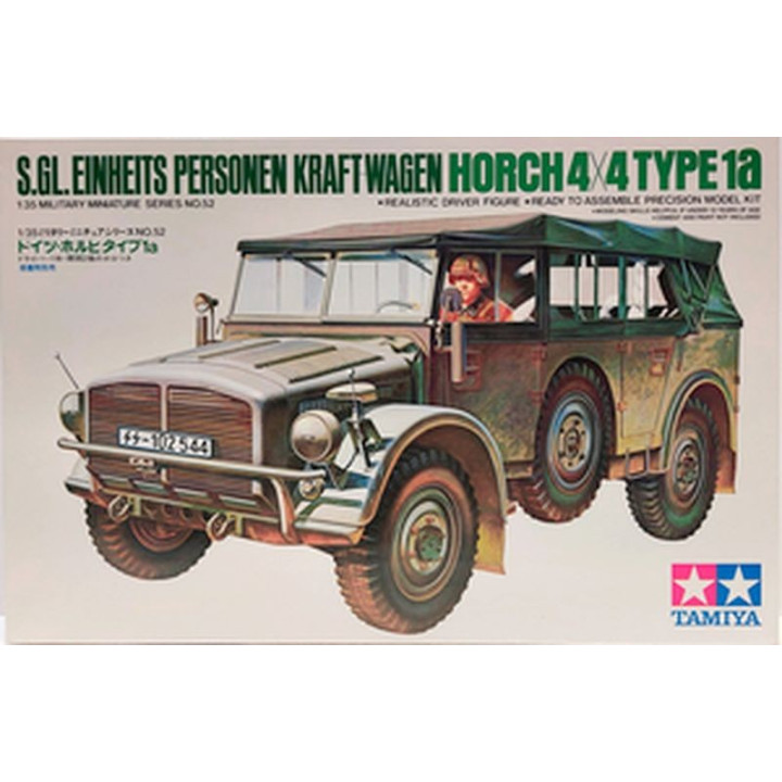 TAMIYA 1/35 HORCH 4X4 TYPE 1a S.GL.EINHETS PERSONEN KRAFTWAGEN (35052)