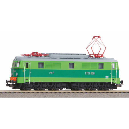 PIKO 51607 ELECTRIC LOCOMOTIVE ET21-386 PKP V (with sound)