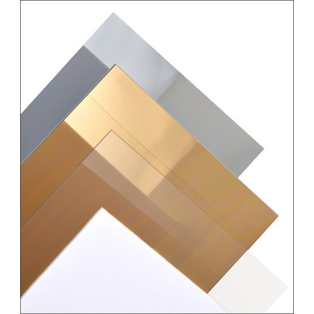 PVC BOARD TRANSP. 0,28*194*320 mm MAT/CLEAR / MAQUETT